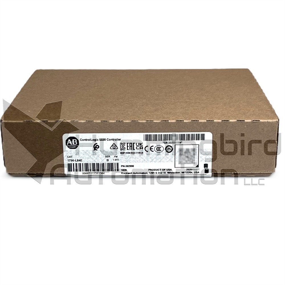 2024 Allen Bradley 1756-L84E /B ControlLogix Surplus SEALED 20MB Processor PLC