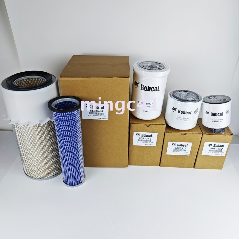 Air&Oil Filter & Skid Steer Filters kit For Bobcat 763 T140 T180 T190 Skid Steer