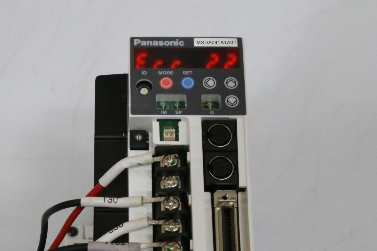 PANASONIC Used MSDA041A1A07 400W AC Servo Drive DRV-I-4697=9N33