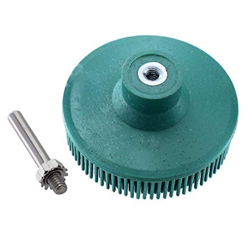 3pcs Bristle Disc 2″ 120# 80# 50# Grit R-Type Abrasive Brush Coarse Bristle Disc