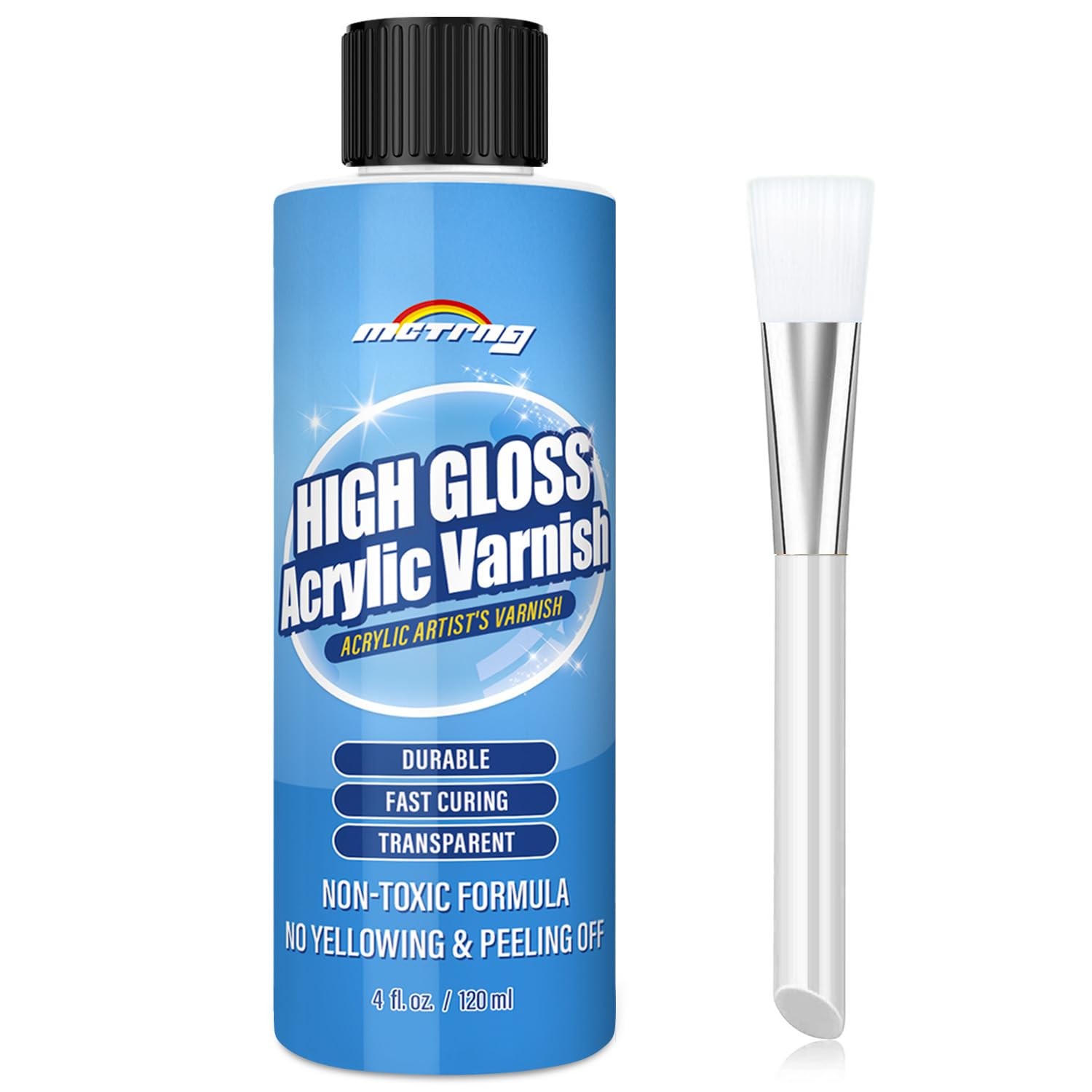 MCTRHG Gloss Varnish for Acrylic Painting, Artist’s Varnish,