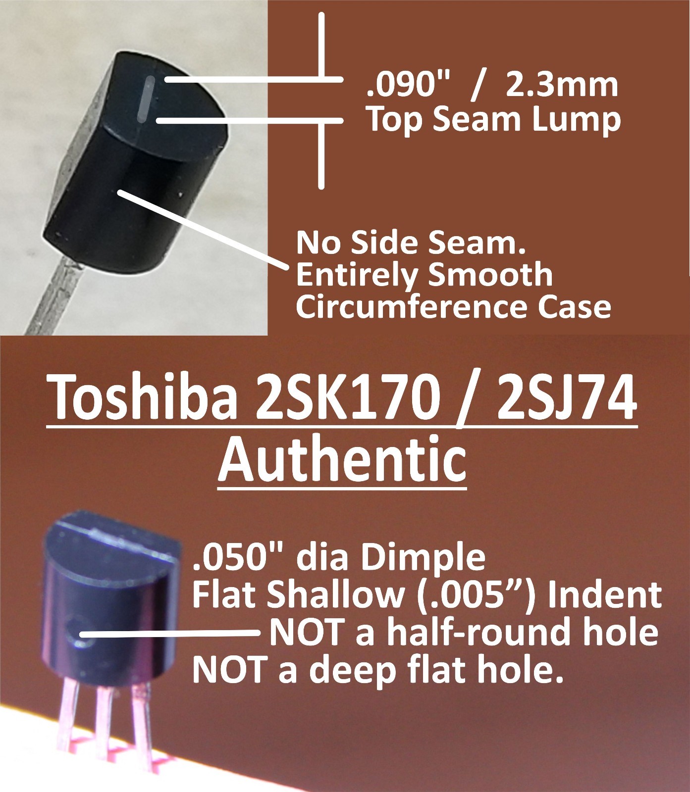 Toshiba 2SJ74 + 2SK170 LAB MATCH OCTET to 0.03mA / 4mV (9.6-11.0mA range “BL”)