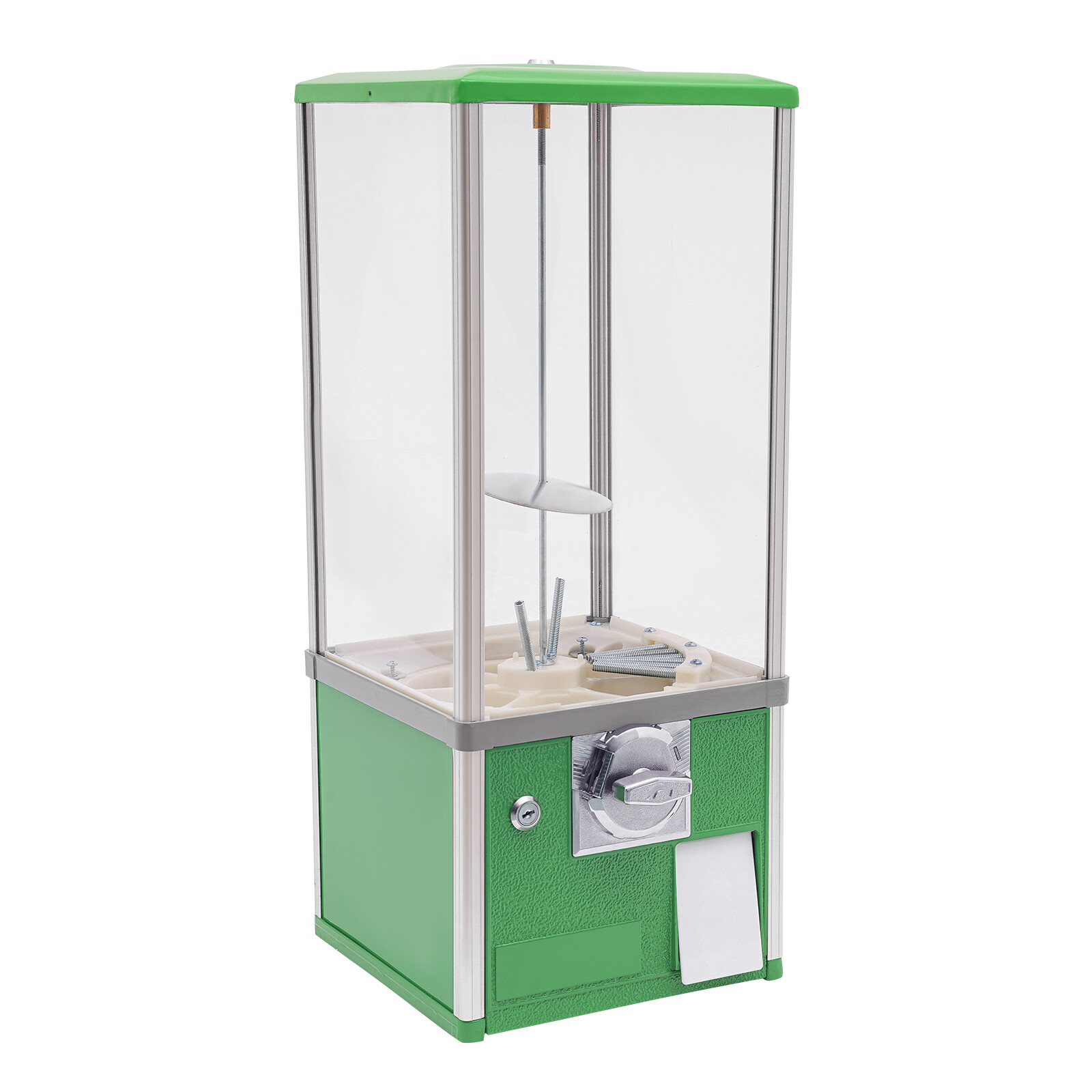 26*26*64cm Gumball Machine with Keys – Modern Bubble Gum Candy Dispenser