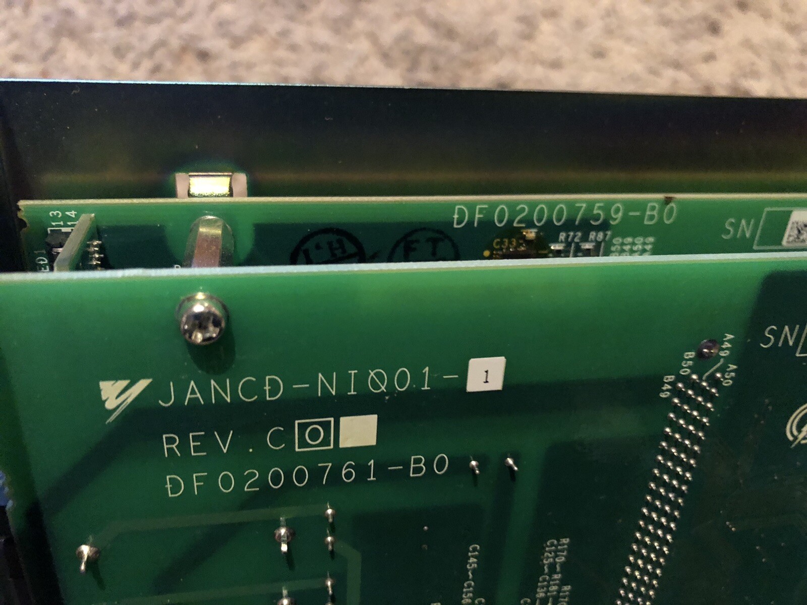Yaskawa JZNC-NIF01-1 JANCD-NI01-1 Rev.CO/DF0200761-BO JANCD-NIF01-1 Rev.CO5