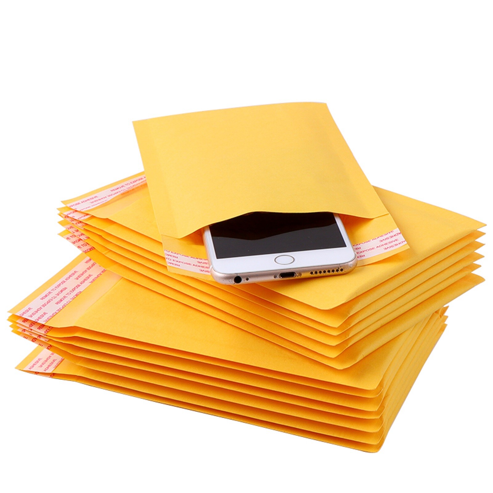 Any Size Kraft Bubble Mailers Shipping Mailing Padded Bags Envelopes Self-Seal