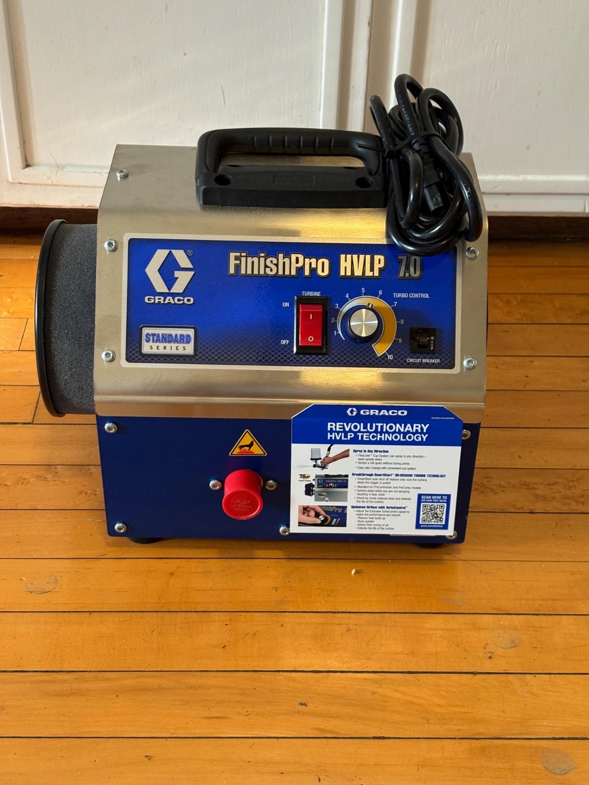 NEW GRACO 17N263 FINISH PRO HVLP 7.0 With Edge II Paint Sprayer Titan Capspray