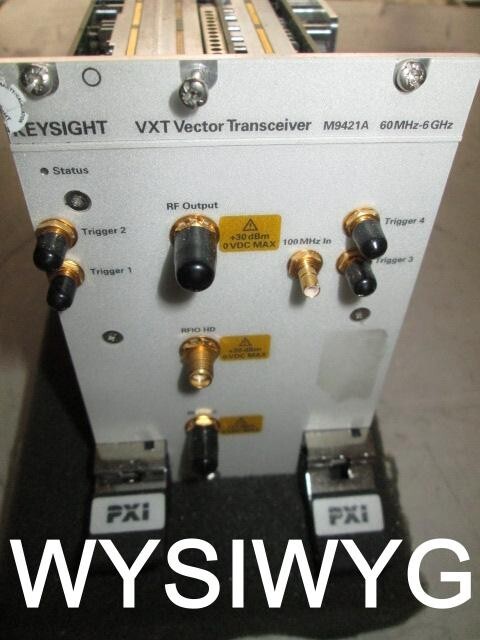Keysight PXIe 6GHz Analyzer M9421A opt 506/B1X/HDX/MMO/MTS/PS1 VXA WLAN VSA