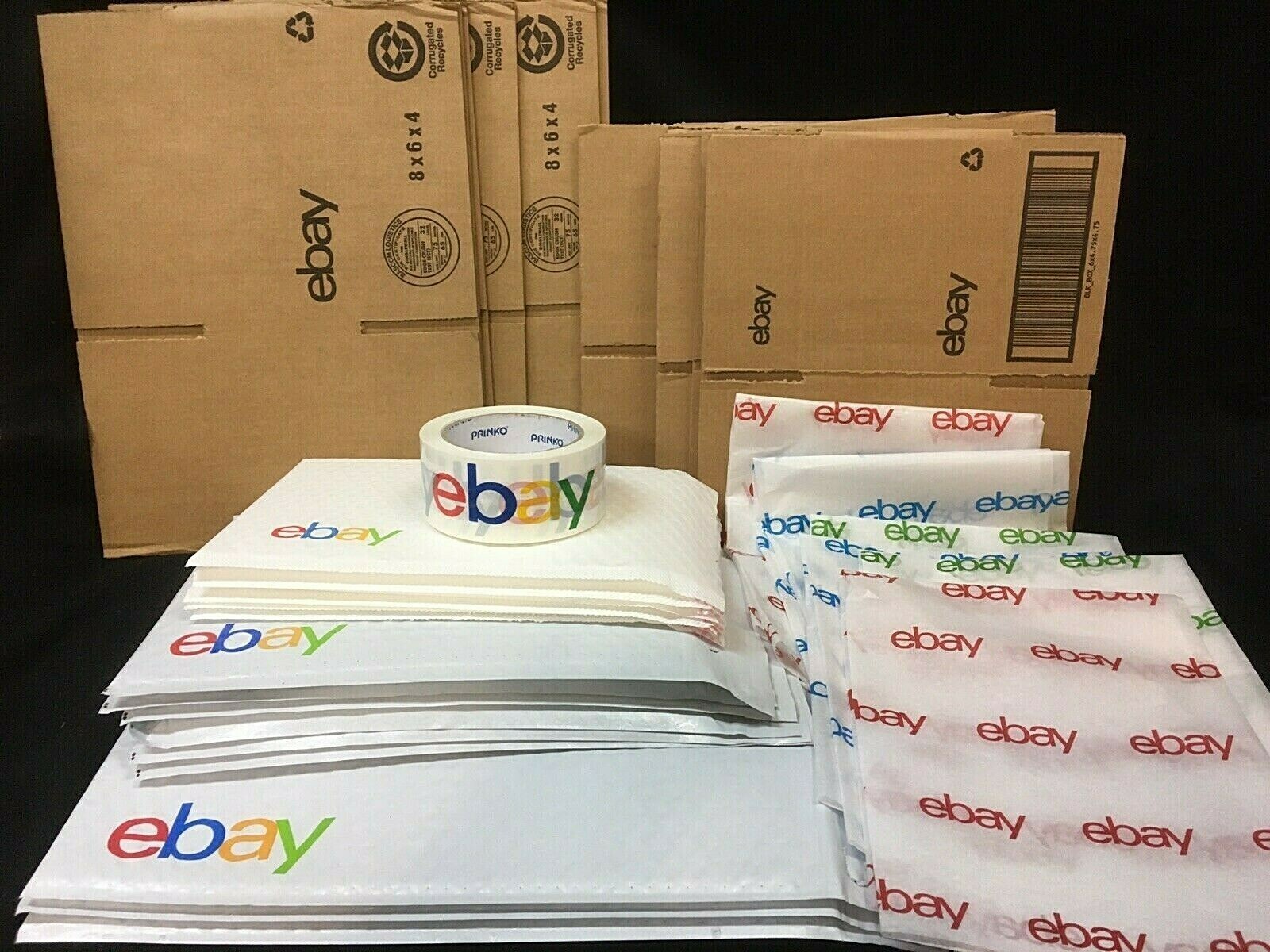 Ebay Shipping Supplies BOXES, Padded Bubble Envelopes Mailers, Tape & Tissue !
