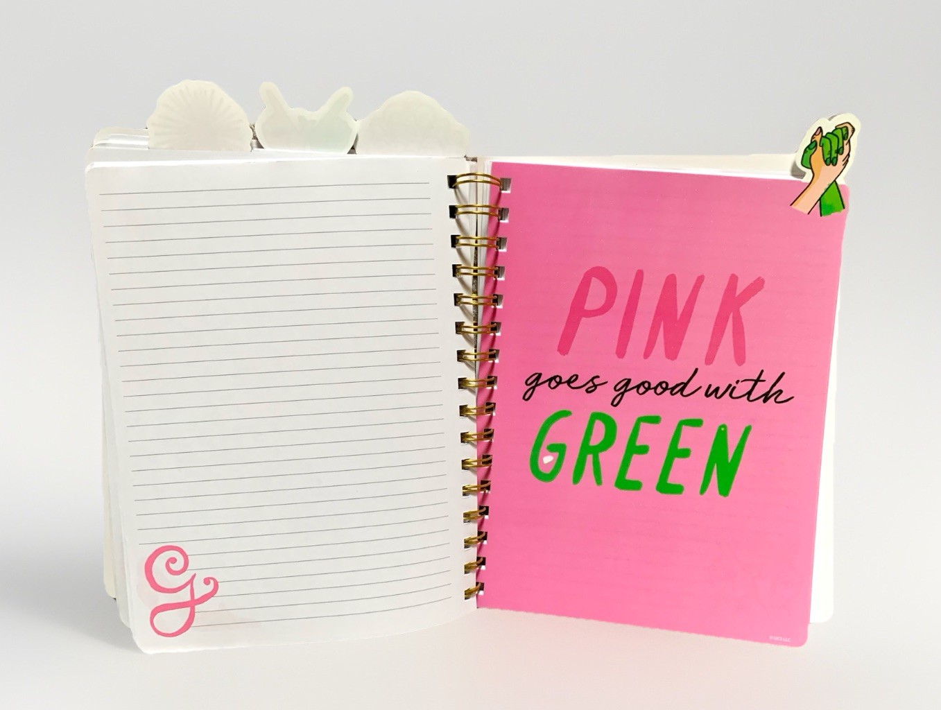 NEW Wicked GLINDA Hot Pink Tabbed Journal ~ Notebook 96pgs 9in x 7in