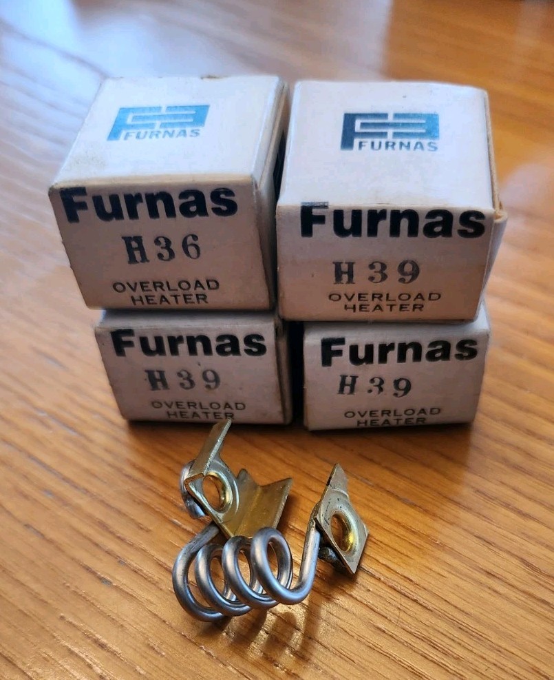 NEW Lot 4 Furnas H-Series Thermal Overload Heater Elements H-36 H-39