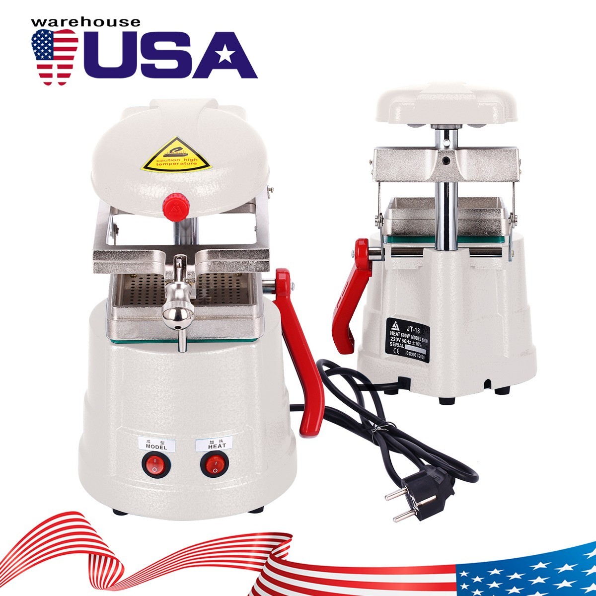 Dental Vacuum Former Lab Forming Molding Machine Thermoforming Tray Retainer