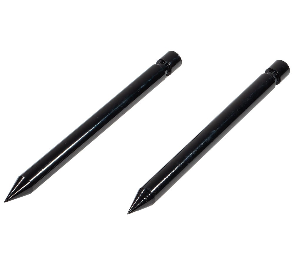 2PK 17″ Hay Bale Spear Stabilizer for Skid Steer Mount Plate for Tractor