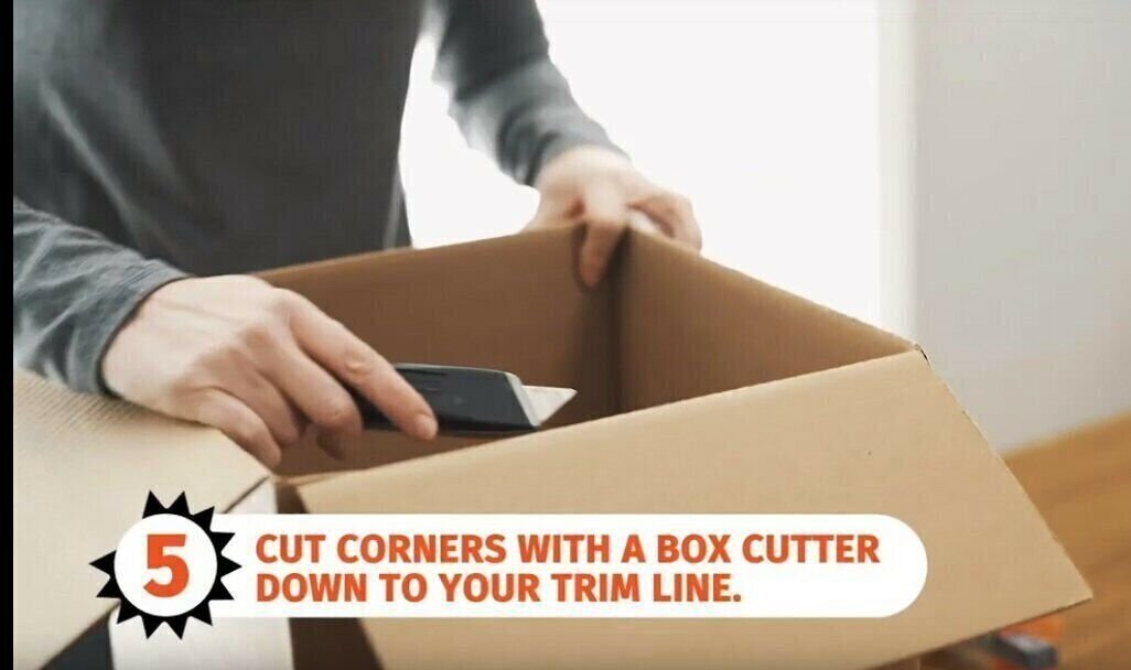 New! Patented Carton Ninja Lightweight 6″ Box Sizer Reducer Tool