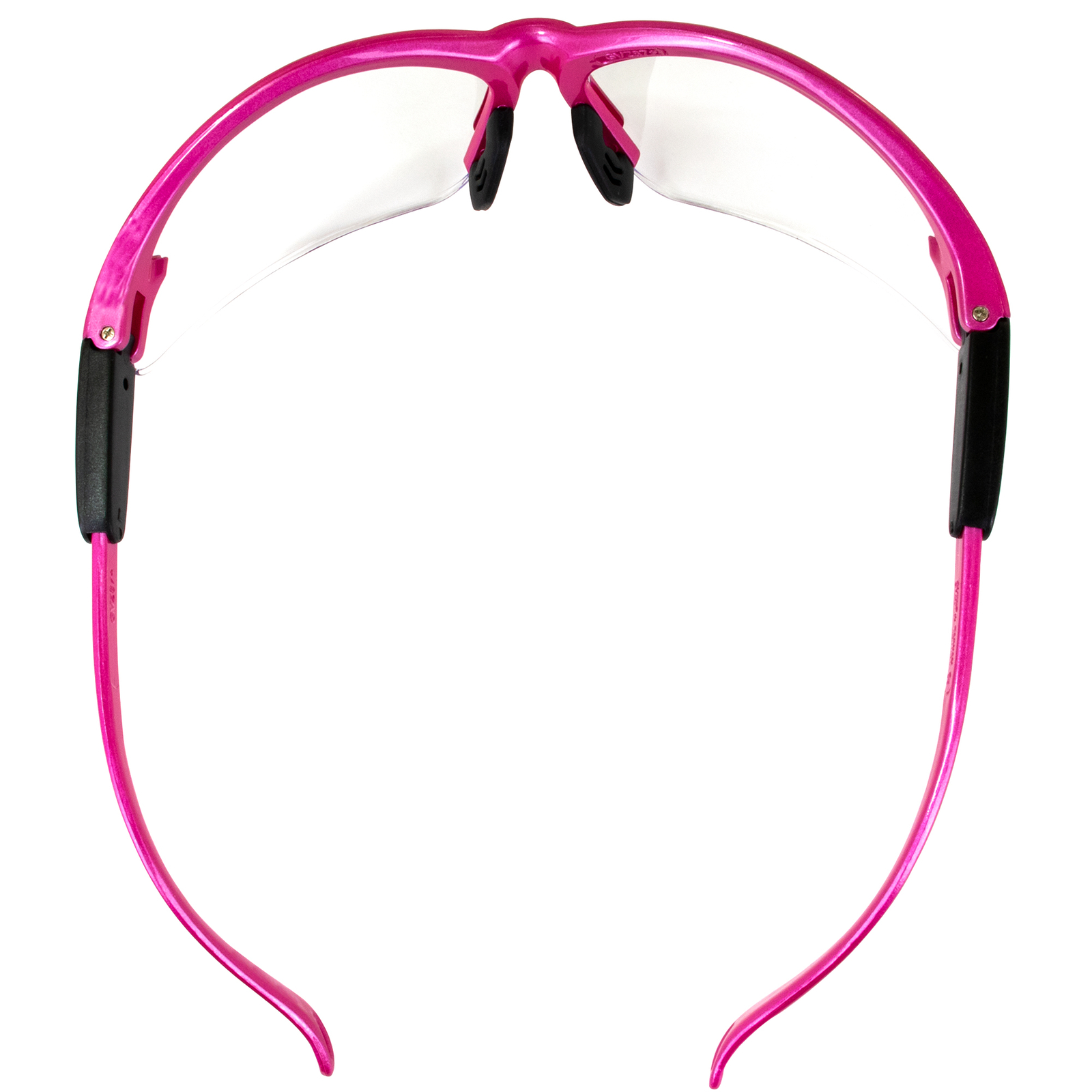 Global Vision Cougar Hot Pink Safety Glasses with Clear Lenses