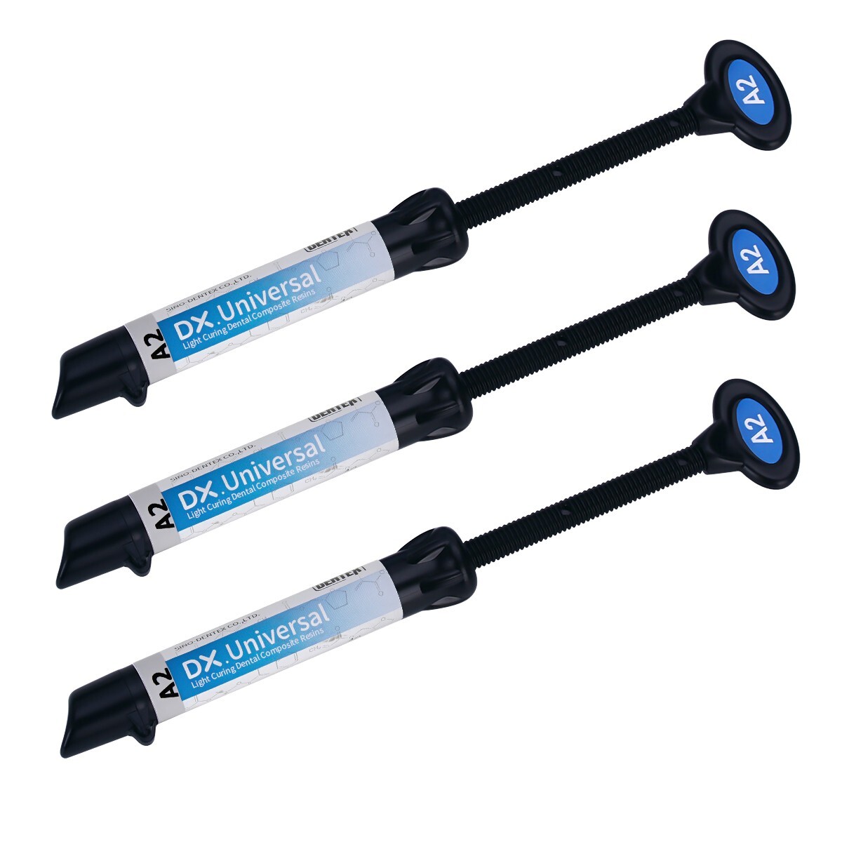 Dentex Dental Universal A1 A2 A3 A3.5 B1 B2 Recambio de Resina Compuesta de Foto