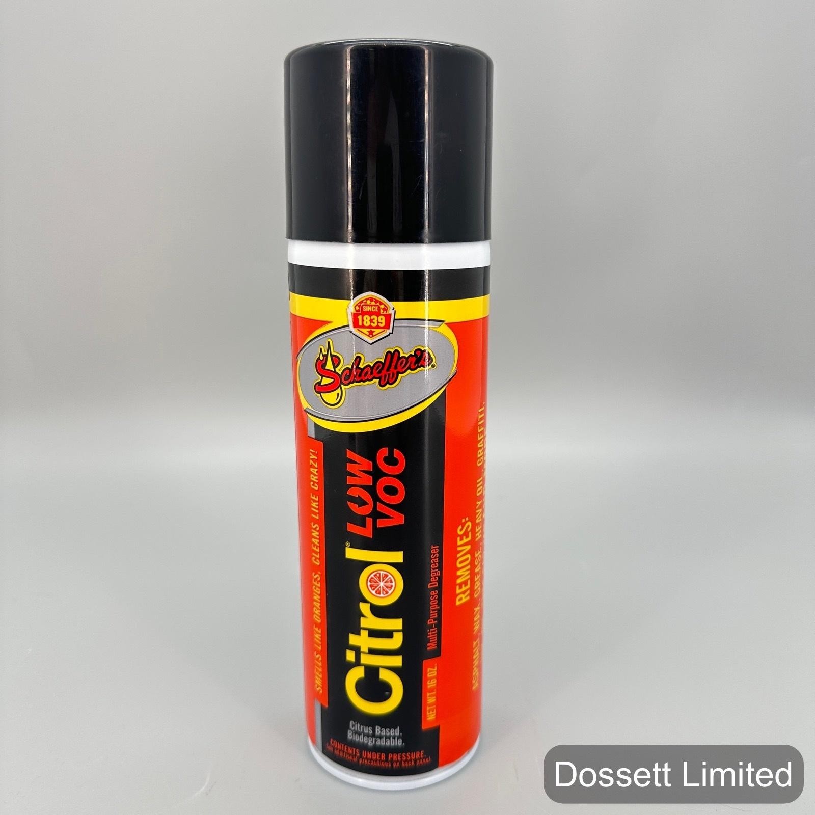 Schaeffer’s Citrol Low VOC Citrus Degreaser 16 Oz Aerosol Spray Can Cleaner