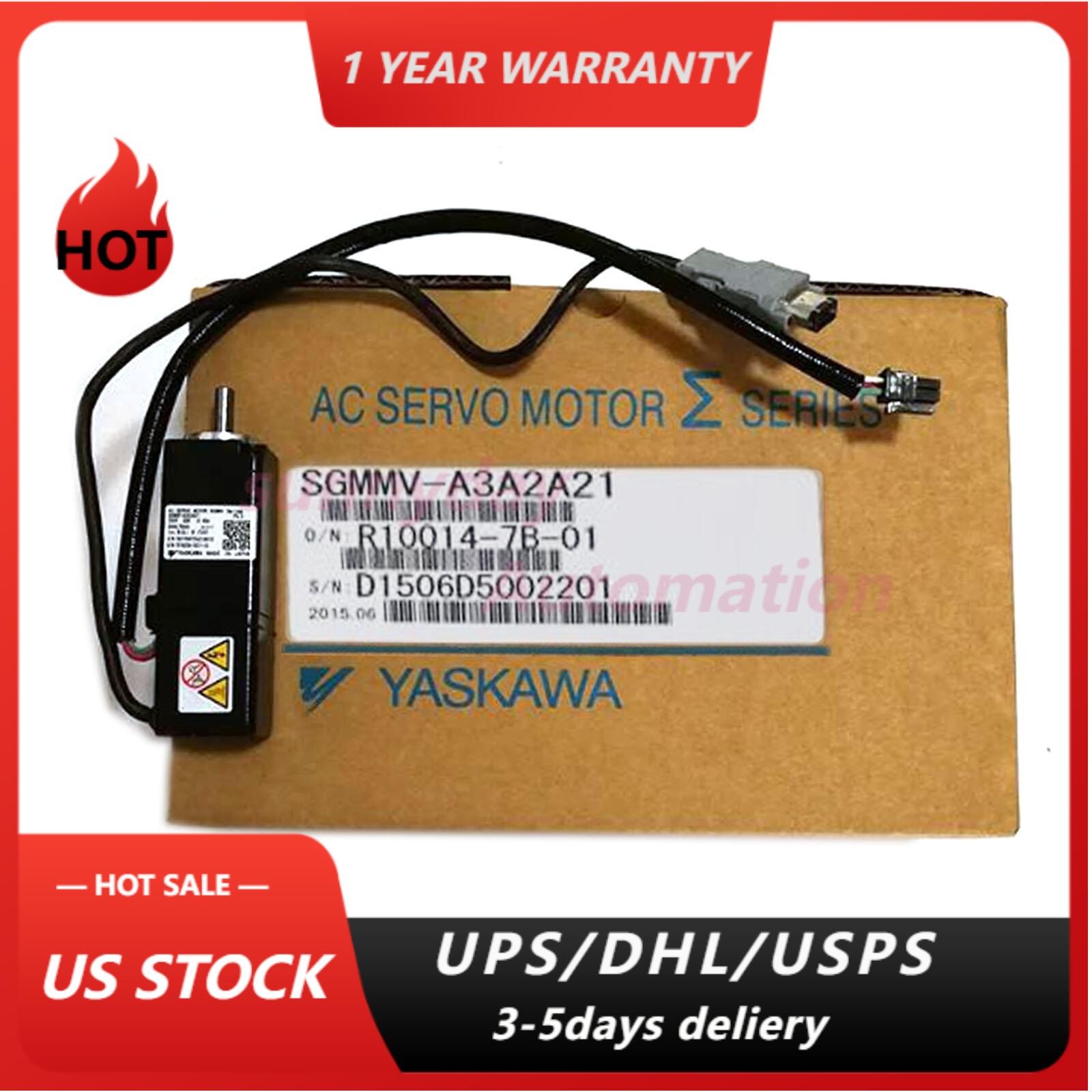 NEW IN BOX For YASKAWA SGMMV-A3A2A21 Servo Motor