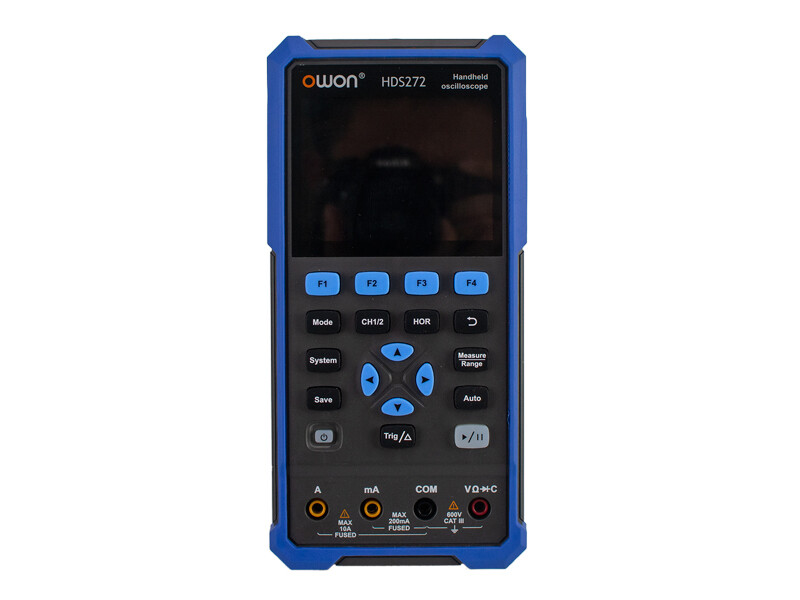 OWON HDS272 3.5″ 2CH Handheld Oscilloscope 70MHz Bandwidth 20000 Counts 0-2V