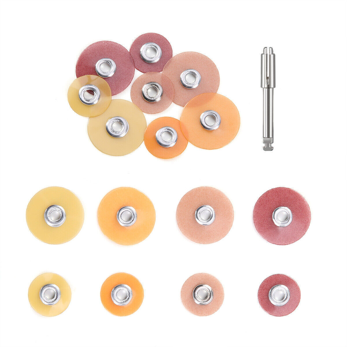 5PACKS Dental SOFLEX Composite Finishing Polishing Discs 9.5mm/12.7mm USA