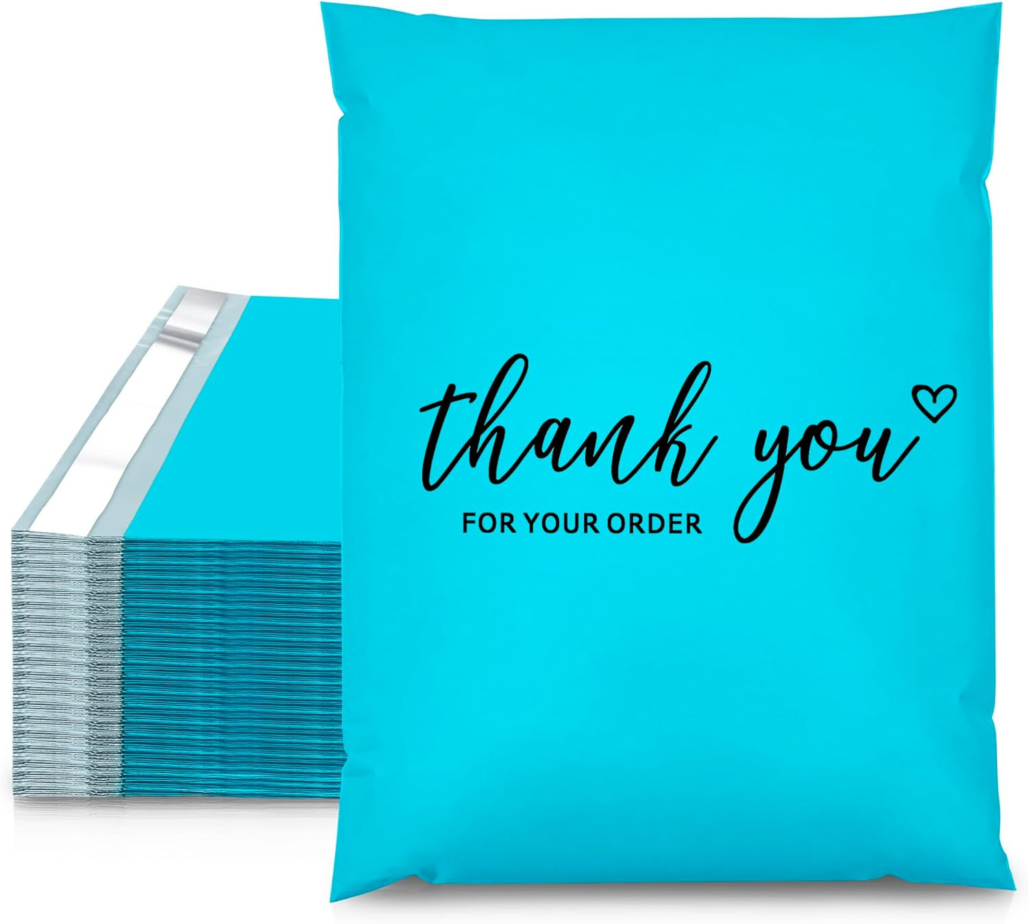 Thank You Poly Mailer 10X13 Inch 100 PCS, Shipping Bags for Clothing, Packaging