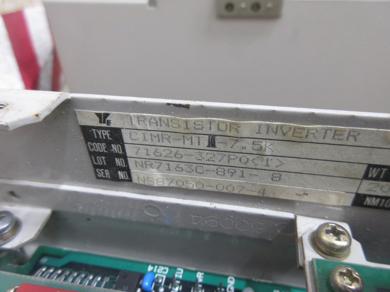 SPECIAL PRICE YASKAWA SPINDLE DRIVE CIMR-MTIII-7.5K JPAC-C345 C341 C342.1 EACH 1