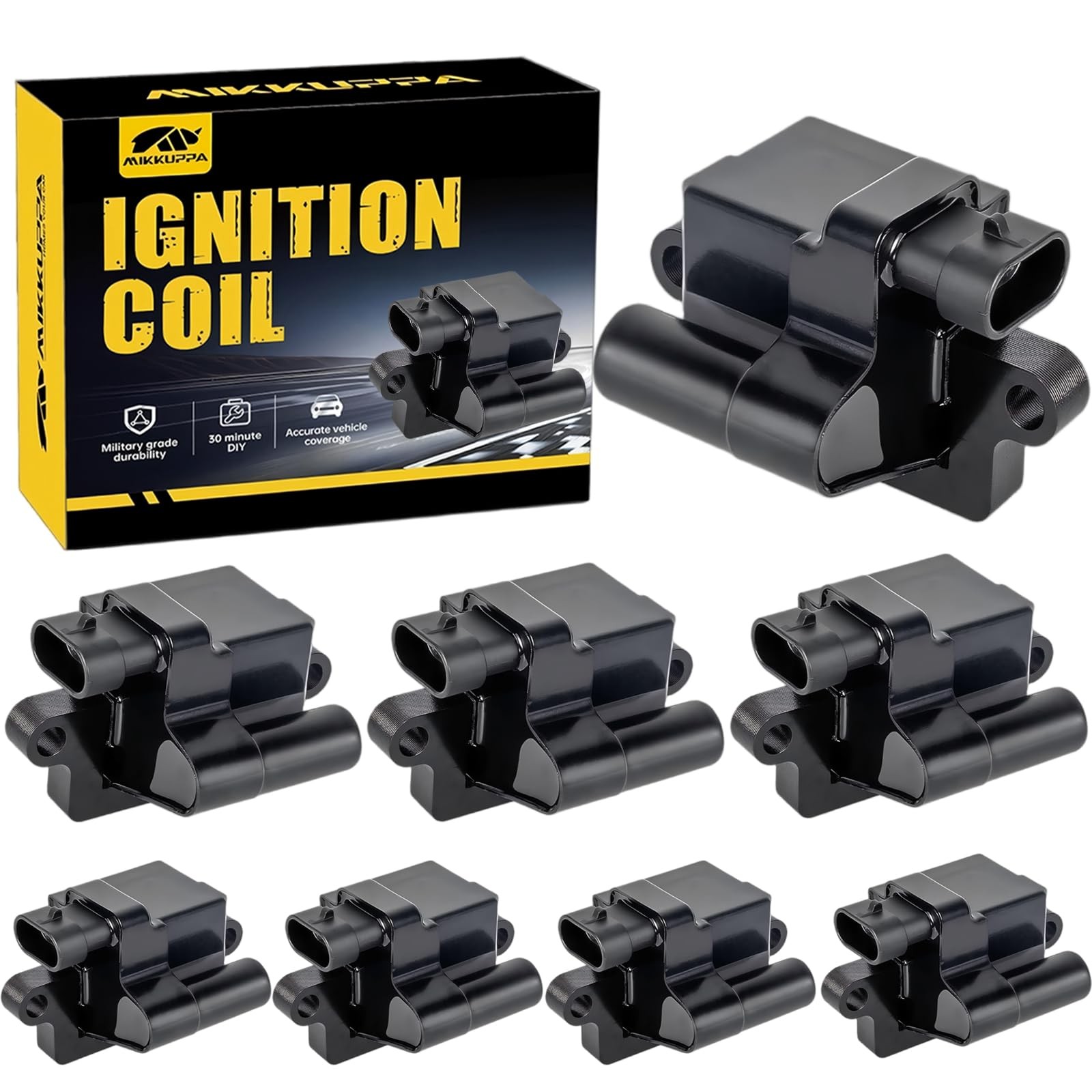 8Pk D581 Ignition Coils Packs for Chevy Avalanche Sierra Yukon Silverado Tahoe