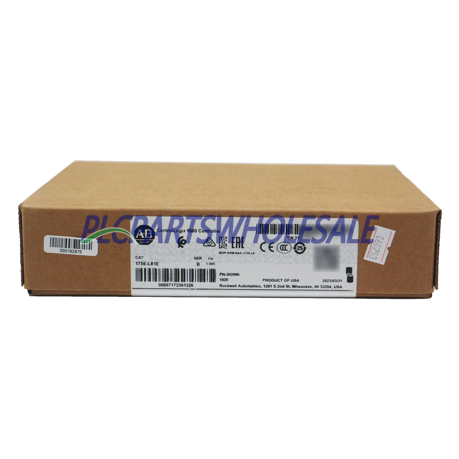100% NEW Allen-Bradley 1756-L81E ControlLogix 5580 Controller Processor