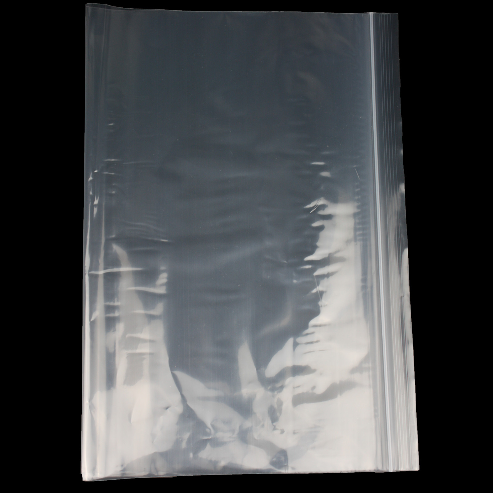 12″x15″ Clear 2 Mil Zipper Bags Poly Plastic Reclosable Zip Storage Large