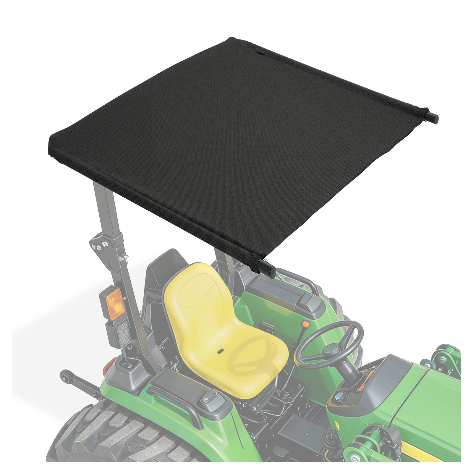 For John Deere Kubota 2″x2″ or 2″x3″ ROPS Tractor Canopy Top Mowers UV Protect