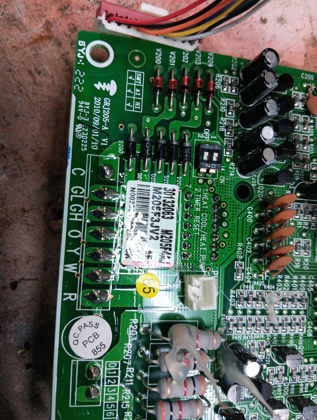 Ptac Control Board 30132063 M205f4aj M205f3jv2