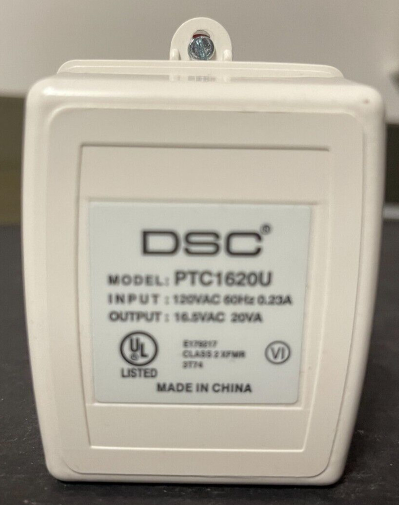 Brand New DSC PTC1620U Power Transformer 16.5VAC 20VA NEW SCREW TERMINAL