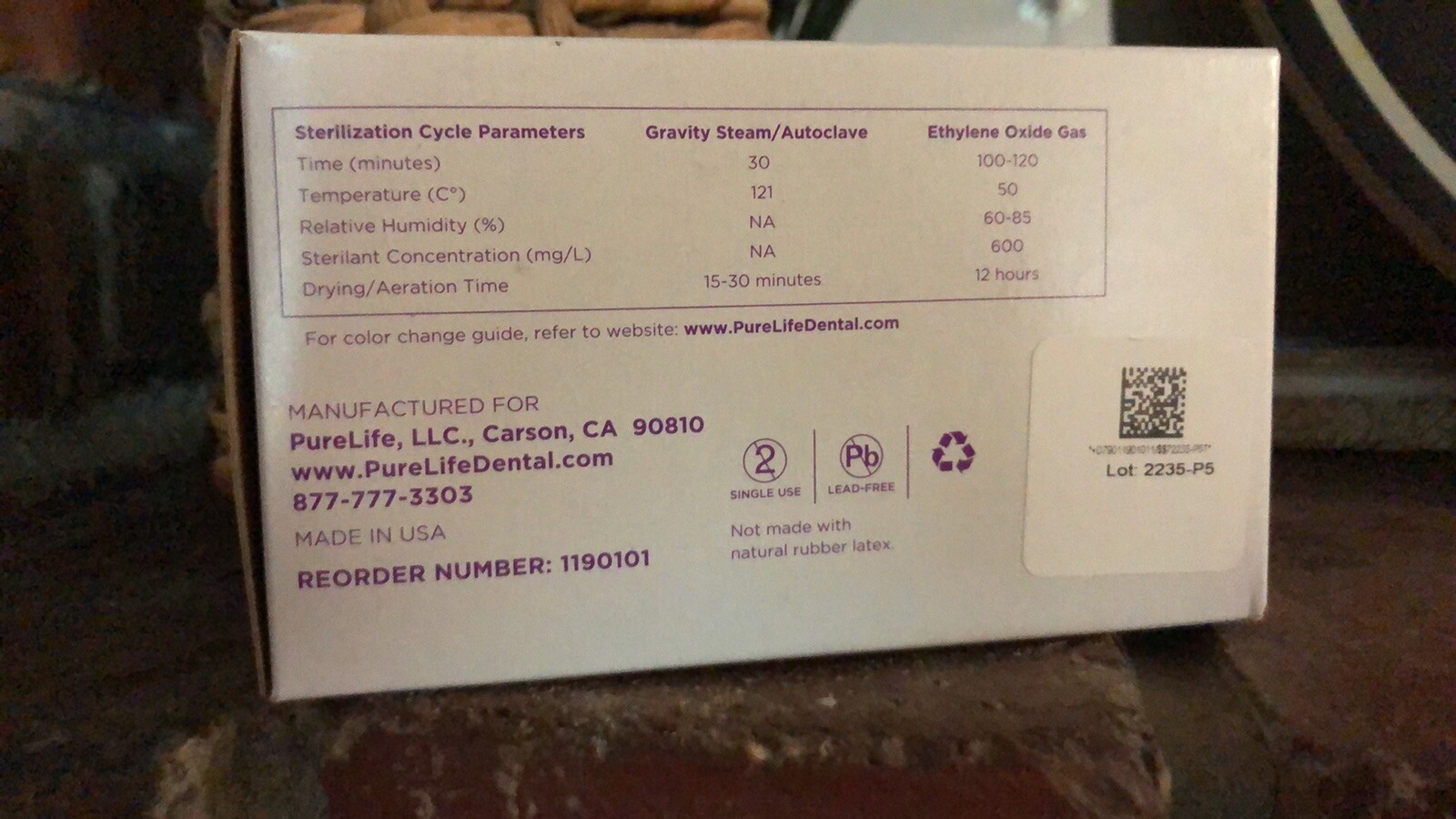 1000 Self-Sealing Sterilization Pouches 2-1/4” x 4” Color Changing- Free Ship!