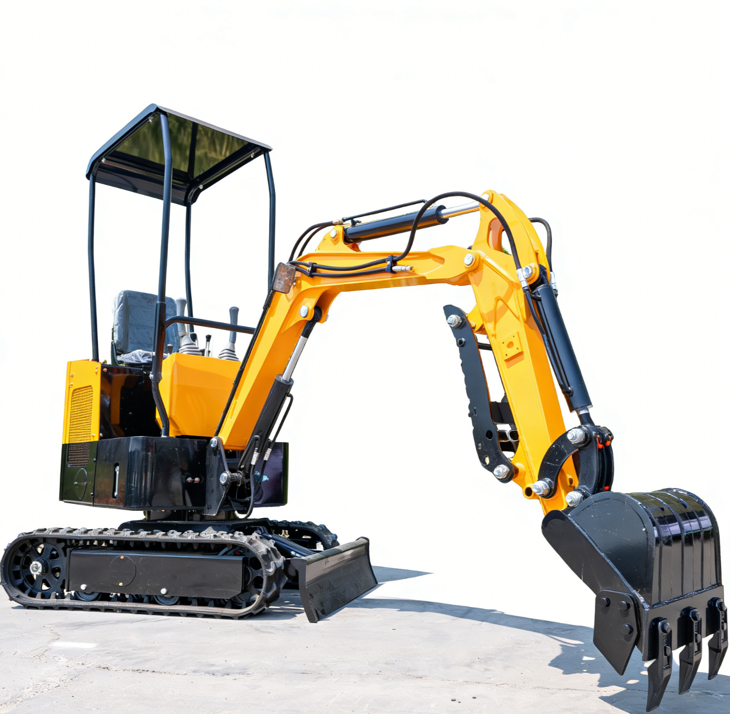 Mini Excavator 1.4Ton Digger 11.5hp Kubota Diesel Pilot System EPA Engine USA