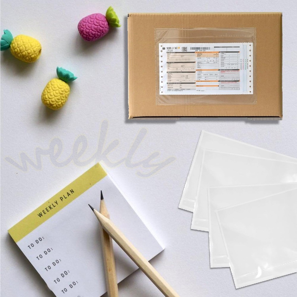Clear Adhesive Packing List Envelopes 4.5×5.5 7.5×5.5 6×9 Enclosed Slip Pouches