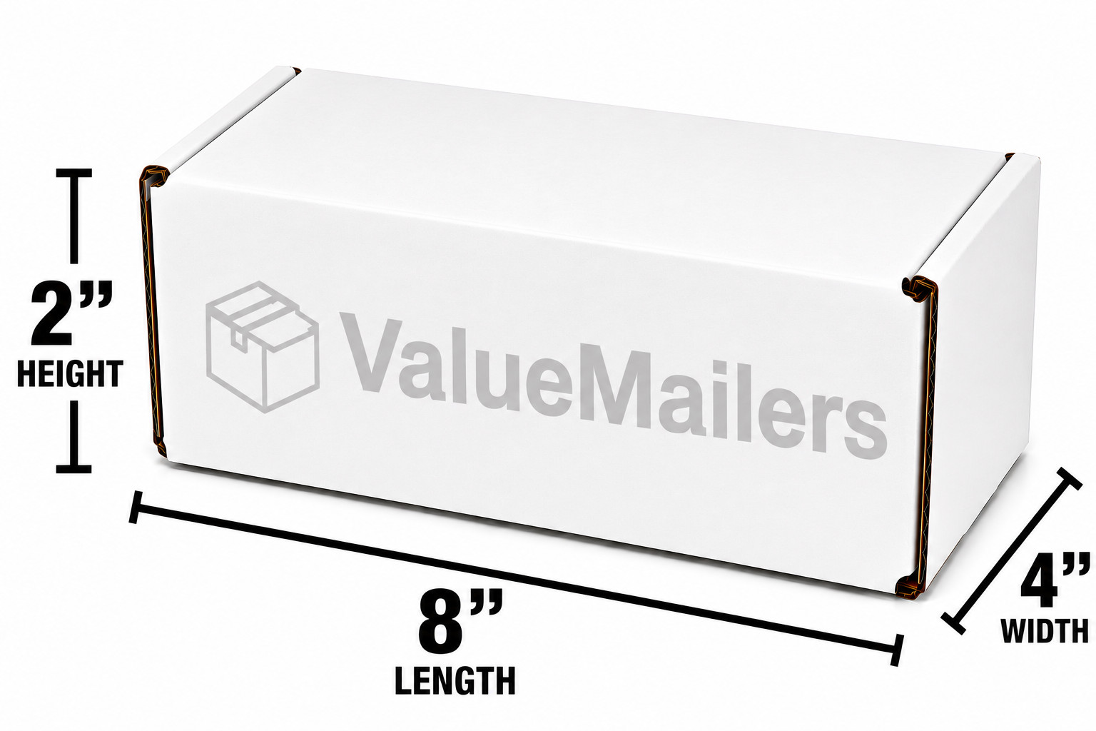 8 x 4 x 2 White Corrugated SHIPPING Mailer Packing Storage Box Boxes 100 To 500