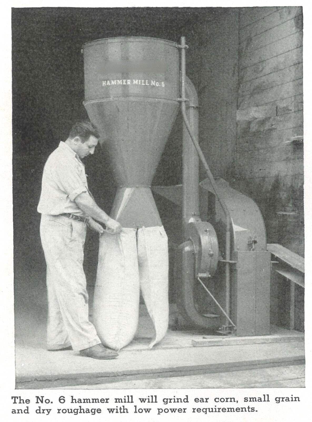 IH Farmall McCormick Belt Driven Hammer Roughage Mills Feed Grinders Brochure