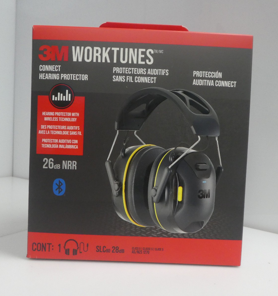 3M WorkTunes Connect Wireless Hearing Protector 90570-DC DAMAGED BOX