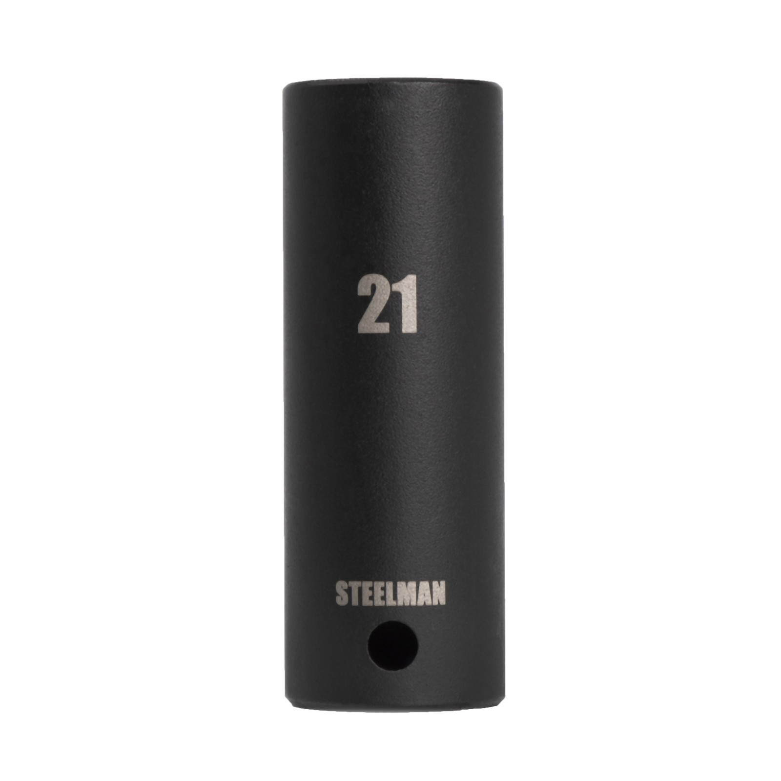 STEELMAN 1/2 in. Drive x 21mm Deep Thin Wall 6-Point Impact Socket, 79405