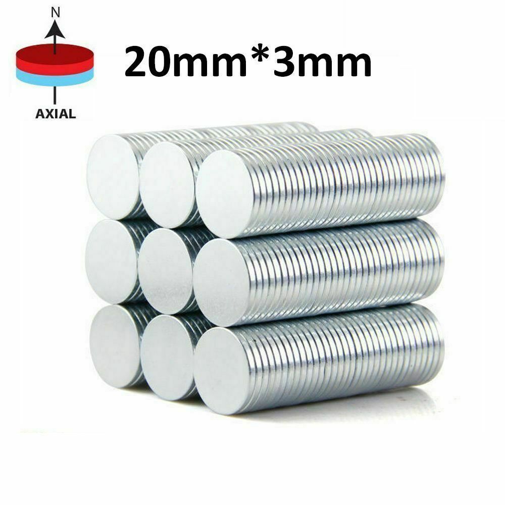 Lot Neodymium Magnets N52 Disc Round Super Strong Rare Earth Small Large Magnet