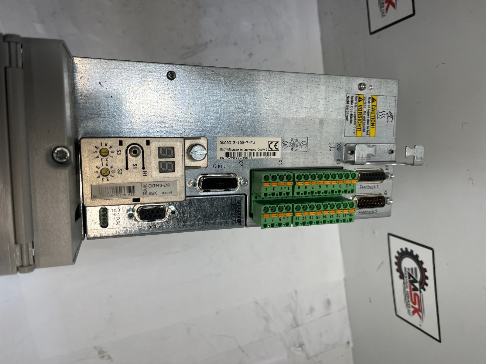 Rexroth DKCXX.3-100-7 ECO Drive Controller 480V 40A Input