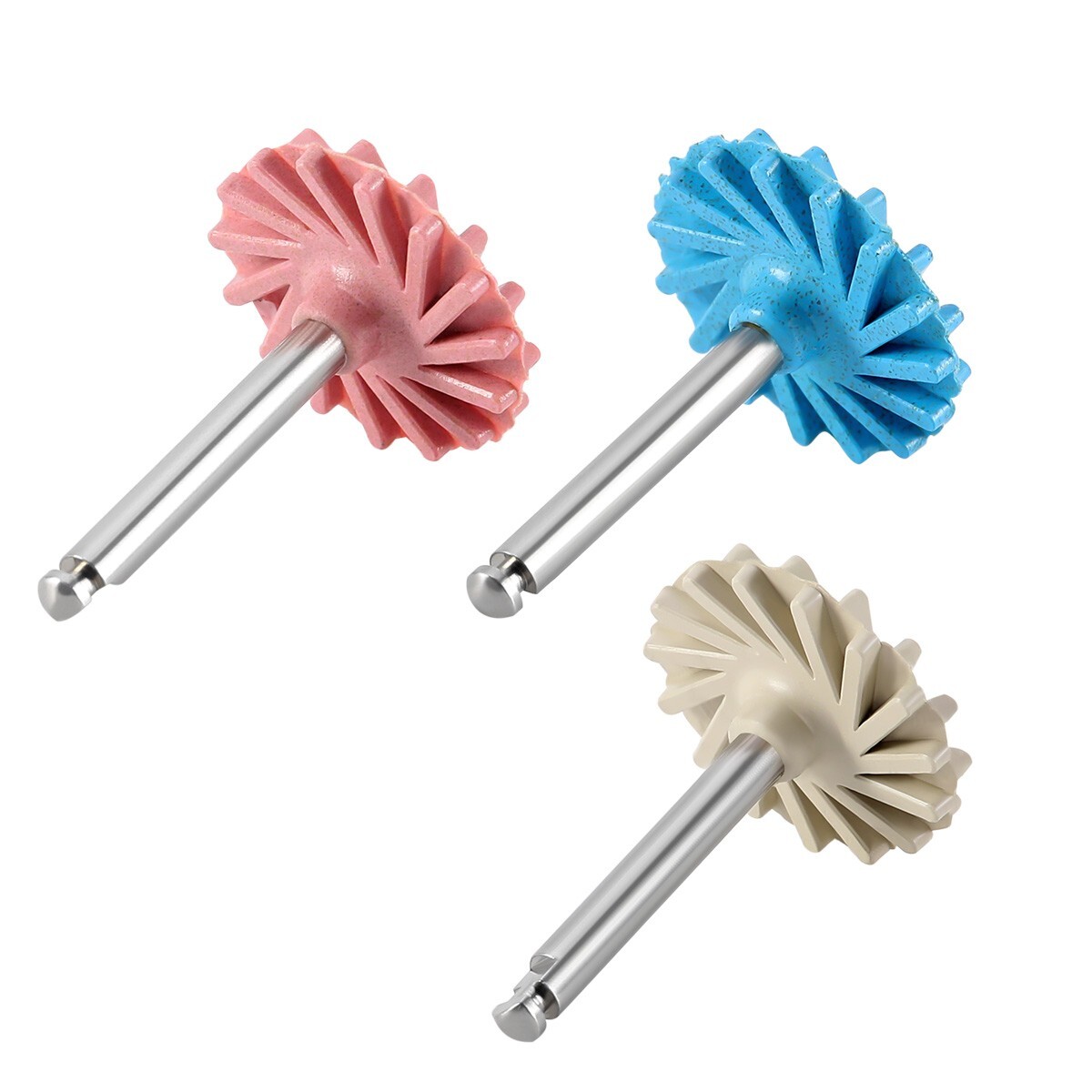 AZDENT Dental Zirconia Grinding Polishing Wheel Kit For RA 2.35mm Rubber Diamond