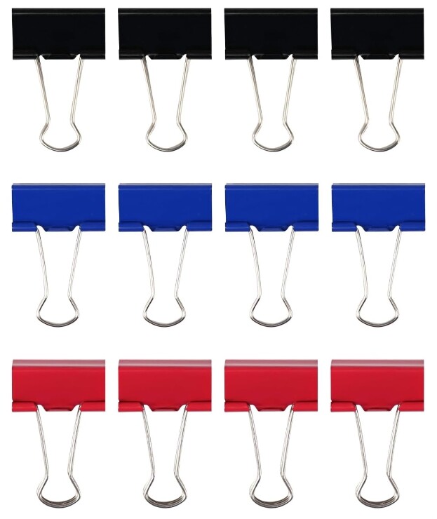 extra Binder Clips large paper Binder Clips 2 inch assorted medium small mini 13