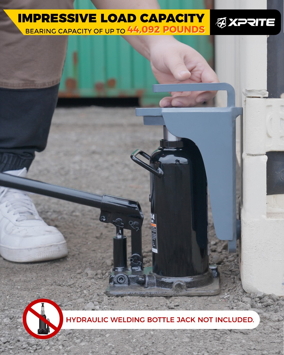 1-4 Pack Shipping Container Jack Lug w/Handle, Jack Leveling Attachment 44092lbs