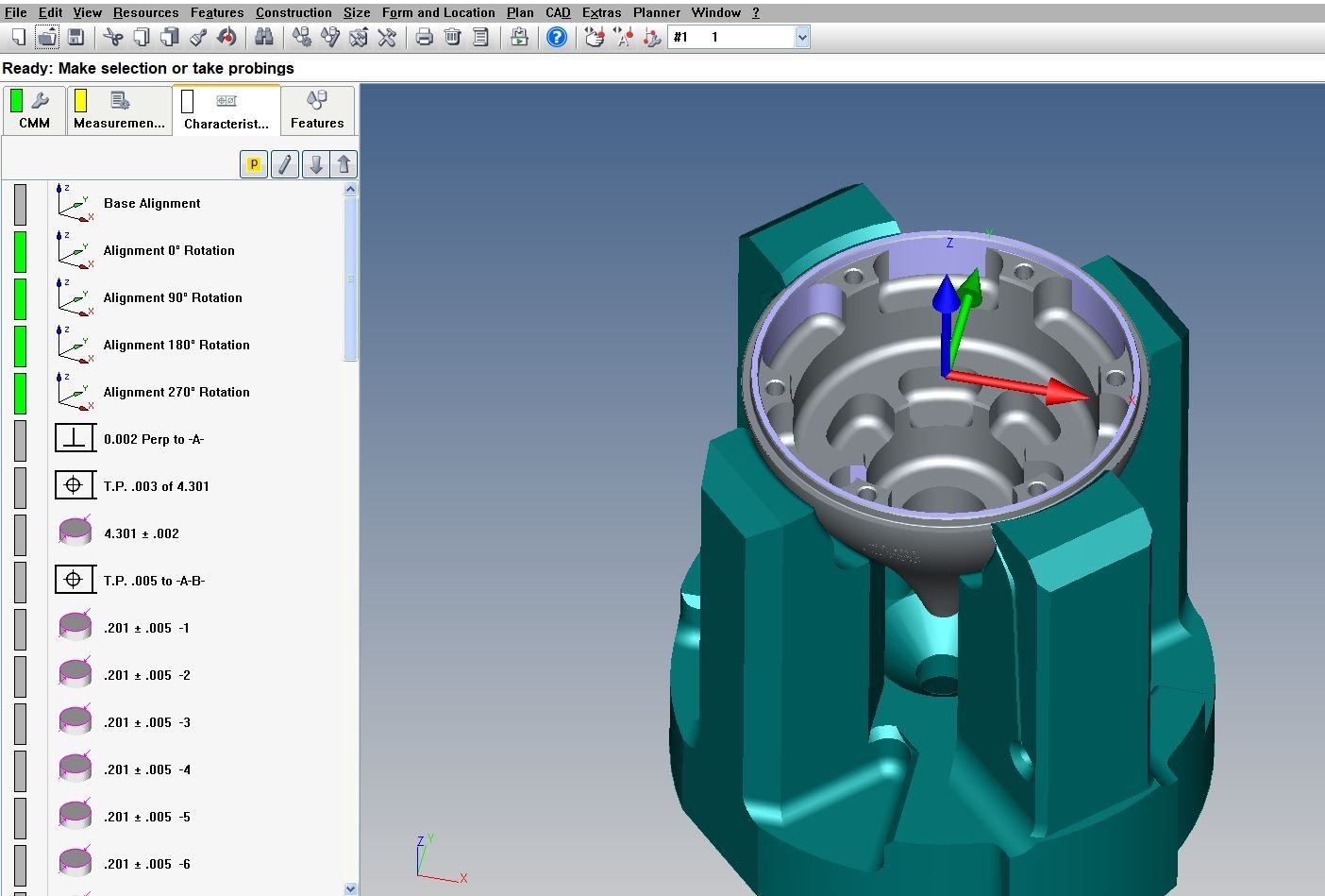 Zeiss XXT – Vast XT Calypso Programming / Hexagon PC DIMS / Mitutoyo MCOSMOS