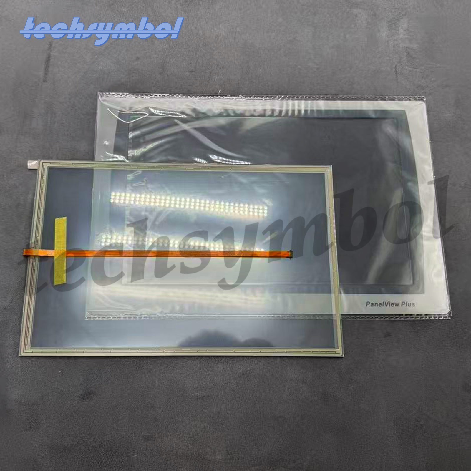 New 2711P-T12W22D9P-A Touch Screen Panel w/ Overlay 2711P-T12W22D9P-B for SER A