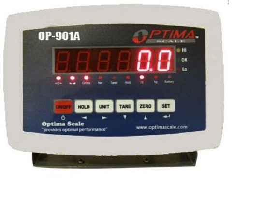 HANGING CRANE SCALE TENSION 5000 x 0.5 LB CALIBRATED S-TYPE LOAD CELL INDICATOR