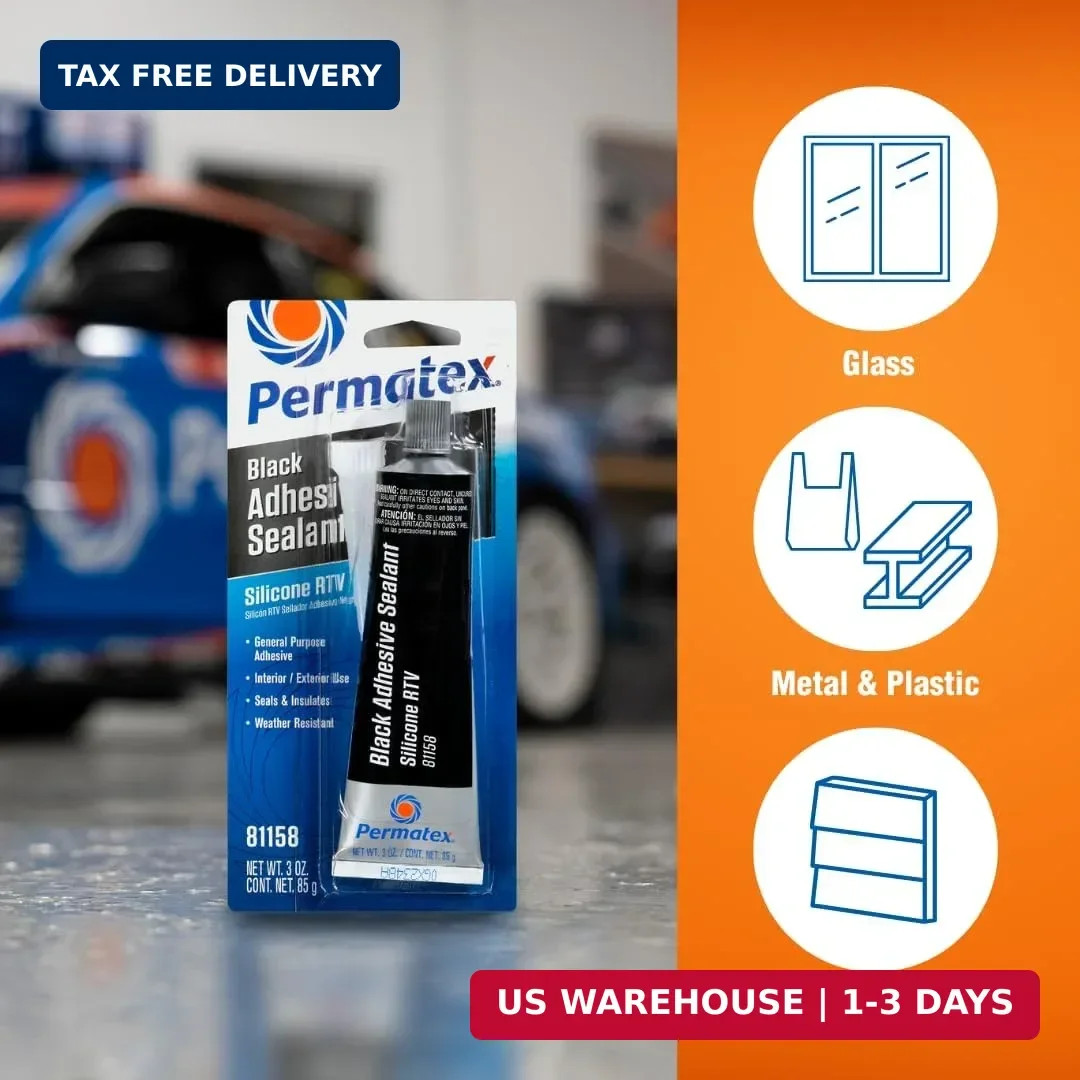 Permatex® Ultra Black® Maximum Oil Resistance RTV Silicone Gasket Maker 3 oz