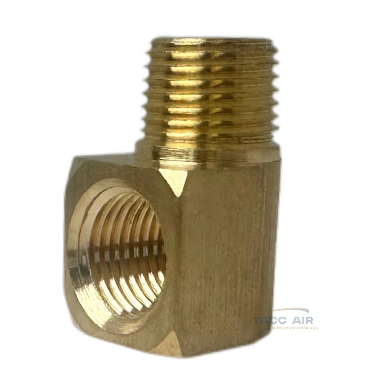 5 Pack 1/8″ NPT Brass Street Elbow 90 Degree Pipe Thread Fitting Male Female