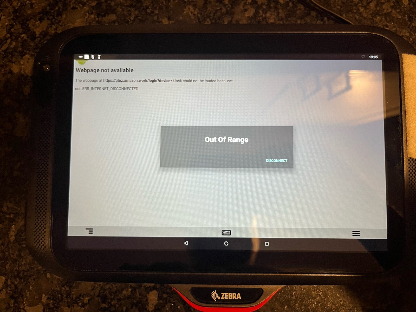 LOCKED Zebra CC6000,Customer Concierge Android Model CC6000. LOCKED PRE-OWNED