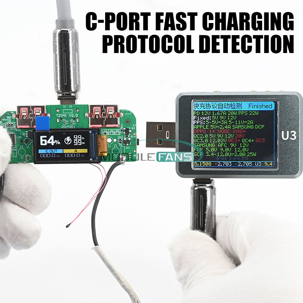 22.5W Power Bank Motherboard Module Fast Charging Mobile Power Circuit Board